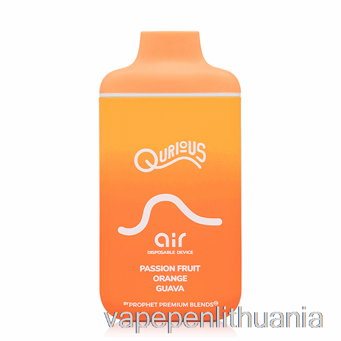 Qurious Air 6000 Vienkartinis Pasiflorų Apelsinų Gvajavos Vape Skystis